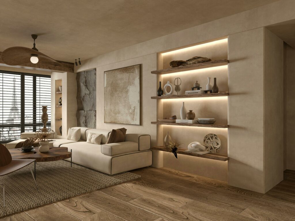 ambiance chaleureuse minimal