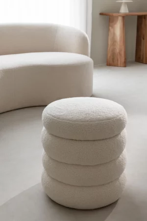 pouf forme organique